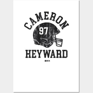 Cameron Heyward Pittsburgh Helmet Font Posters and Art